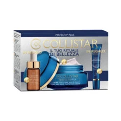 Collistar Cofanetto Perfecta Plus Crema Viso E Collo 50 Ml + Crema Perfezione Contorno Occhi 8,5 Ml + Acido Glicolico 10 Ml