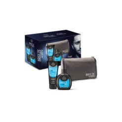 Breeze Cofanetto Uomo Fresh Protection Deo Squeeze Fresh Protection 100 Ml + Doccia Shampoo Fresh Protection 200 Ml + Pochette