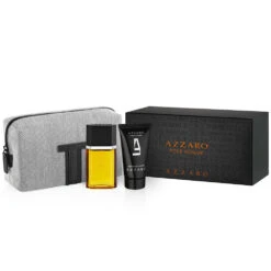 Azzaro Cofanetto Pour Homme Eau De Toilette Vaporisateur 30 Ml + Hair & Body Shampoo 50 Ml + Borsello