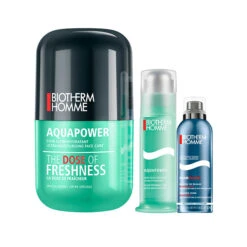 Biotherm - Cofanetto Aquapower - Trattamento Ultra Idratante Oligo Termale 75ml + Mousse Da Barba Anti-irritazioni & Anti-rossori 50 Ml