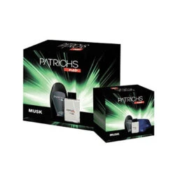 Patrichs Cofanetto Patrichs Musk Uomo After Shave 75 Ml + Shower Gel 250 Ml + Pochette