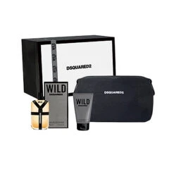 Dsquared2 - Cofanetto Wild Beauty Black & White - Eau De Toilette 50 Ml + Hair & Body Wash 100 Ml + Beauty Man + Scatola In Metallo