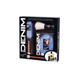 Denim - Cofanetto Denim Original - After Shave 100 Ml + Shaving Cream 100 Ml + Pennello Con Manico Nero