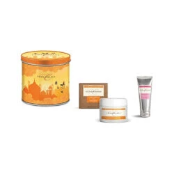 Atkinsons - Cofanetto I Coloniali Regenerating Massage - Crema Corpo Mirra 200 Ml + Crema Mani Al Burro Di Karite' 50 Ml + Scatola In Metallo