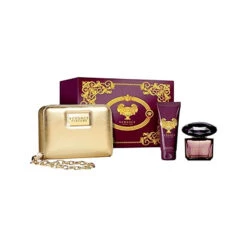 Versace - Cofanetto Crystal Noir - Eau De Toilette 90 Ml + Body Lotion 100 Ml + Versace Golden Pochette