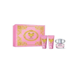 Versace - Cofanetto Bright Crystal - Eau De Toilette 50 Ml + Perfumed Bath & Shower Gel 50 Ml + Perfumed Body Lotion 50 Ml