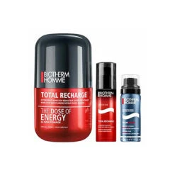 Biotherm - Duo Kit Total Recharge The Dose Mousse Da Barba Anti-irritazioni 50ml + Trattamento Idratante Non-stop 50ml