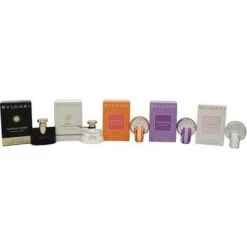 Bulgari Bvlgari Miniatures Confezione Regalo 5 X 5ml - Jasmin Noir EDP + Mon Jasmin Noir EDT + Omnia Indian Garnet EDT + Omnia Amethyste EDT + Omnia Crystalline EDT