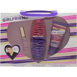 Justin Bieber Girlfriend Confezione Regalo 30ml EDP + 50ml Lozione Corpo + 5ml EDP Rollerball