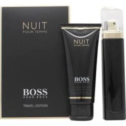 Hugo Boss Boss Nuit Pour Femme Confezione Regalo 75ml EDP Spray + 100ml Lozione Corpo