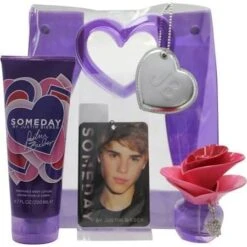 Justin Bieber Someday Confezione Regalo 30ml EDP + 200ml Lozione Corpo + Sacchetto Porta Ricordi + Deodorante Da Camera