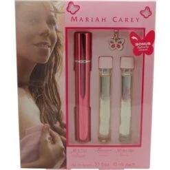 Mariah Carey Luscious Pink Confezione Regalo 10ml EDP Luscious Pink Spray Ricaricabile + 10ml EDP Forever Ricarica + 10ml EDP M Ultra Pink Ricarica