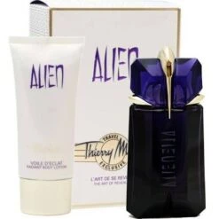 Thierry Mugler Alien Confezione Regalo 60ml EDP Spray Ricaricabile + 100ml Lozione Corpo