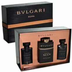 Bulgari Bvlgari Man In Black Confezione Regalo 60 Ml EDP, 40 Ml Balsamo Dopobarba E 40 Ml Gel Doccia