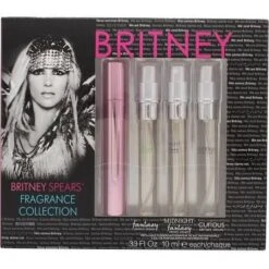 Britney Spears Fragrance Collection Confezione Regalo 10ml EDP Fantasy + 10ml EDP Midnight Fantasy + 10ml EDP Curious + 10ml EDP Radiance