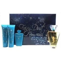 Paris Hilton Fairy Dust Confezione Regalo 100ml EDP Spray + 90ml Gel Doccia + 90ml Lozione Per Il Corpo + Specchio E Astuccio