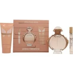 Paco Rabanne Olympea Confezione Regalo 80ml EDP + 100ml Lozione Corpo + 10ml EDP Spray Da Viaggio