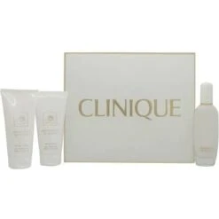 Clinique Aromatics In White Confezione Regalo 50ml EDP Spray + 75ml Lozione Corpo + 75ml Bagnoschiuma