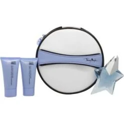 Thierry Mugler Angel Confezione Regalo 25ml EDP + 30ml Lozione Corpo + 30ml Gel Doccia + Borsa Da Trucco