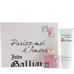 John Galliano Parlez-Moi DAmour Confezione Regalo 50ml EDT + 125ml Lozione Per Il Corpo