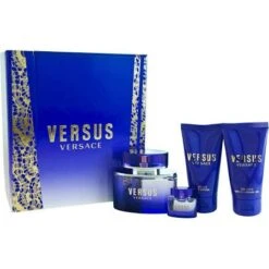 Versace Versus Confezione Regalo 50ml EDT + 50ml Lozione Per Il Corpo + 50ml Gel Doccia + 3.5ml Mini