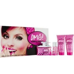 Jigsaw OMG! Purple Shock Confezione Regalo 100ml EDT + 150ml Lozione Corpo + 150ml Bagnoschiuma + 2 X 15ml Spray Da Borsetta + 7.5ml EDT Mini