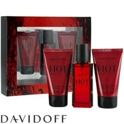 Davidoff Hot Water Confezione Regalo 30ml EDT + 50ml Gel Doccia + 50ml Balsamo Dopobarba