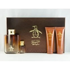 Original Penguin Confezione Regalo 100ml EDT Spray + 90ml Balsamo Dopobarba + 90ml Gel Doccia + 7.5ml EDT Mini