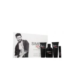 Simply Sport Homme Confezione Regalo 100ml EDT + 100ml Balsamo Dopobarba + 100ml Shampoo & Bagnoschiuma + 15ml EDT