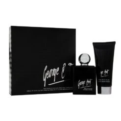 George Best Silver Edition Confezione Regalo 100ml EDT Spray + 100ml Bagnoschiuma & Shampoo