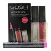 GOSH Wonder Lips Confezione Regalo 2.5ml Lip Marker Di Lunga Durata - 002 Pink + 2 X 6 Ml Light'n Shine Lip Glaze - 01 & 08