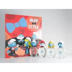 The Smurfs Blue Style Confezione Regalo 4 X 50 Ml EDT Spray - Papa + Clumsy + Smurfette + Brainy