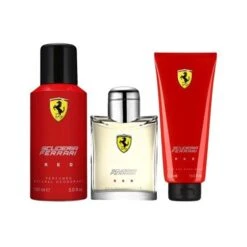 Ferrari Scuderia Ferrari Red Confezione Regalo 125 Ml EDT + 150 Ml Deodorante Spray + 150 Ml Docchia-shampoo