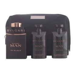 Bulgari Man In Black Set Regalo Eau De Toilette 100 Ml + Balsamo Dopobarba 75 Ml + Doccia 75 Ml + Borsa