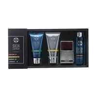 Style & Grace Skin Expert Confezione Regalo 120 Ml Bagnoschiuma + 95 Ml Shampoo + 50 Ml Dopobarba + 95 Ml Balsamo Dopobarba