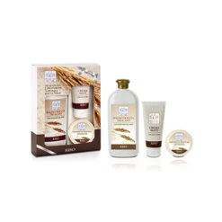 White Castle - Cofanetto White Castle Riso - Bagno Doccia Delicato 450 Ml + Crema Mani 50 Ml + Saponetta Vegetale 100 G