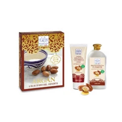 White Castle - Cofanetto White Castle Argan - Crema Nutriente Corpo 200 Ml + Bagno Doccia 450 Ml