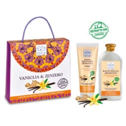 White Castle - Cofanetto White Castle Vaniglia & Zenzero - Crema Idratante Aromatica 200 Ml + Bagno Doccia 450 Ml