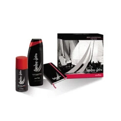 Mascalzone Latino - Cofanetto Nero - Deodorante 150 Ml + Shampoo & Shower Gel 250 Ml + Taccuino