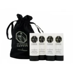 Lanvin Les Notes De Lanvin I Vetyver Blanc Confezione Regalo 45 Ml Lozione Corpo + 45 Ml Balsamo + 45 Ml Shampoo + 45 Ml Gel Doccia + Borsetta