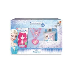 Disney Frozen Disney - Cofanetto Frozen - Eau De Toilette 50 Ml + Bagnoschiuma 100 Ml + Bracciale + Collana Con Ciondoli