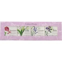 Crabtree & Evelyn Confezione Regalo 4 X 40 G Saponi: Rosewater + Lily + Lavender + Iris