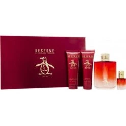 Original Penguin Reserve Confezione Regalo 100 Ml EDT + 90 Ml Balsamo Dopobarba + 90 Ml Gel Doccia + 7 Ml EDT