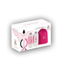 Les Perles D´Orient - Cofanetto La Bellavie Donna - Bagno Crema 400 Ml + Latte Corpo 400 Ml + Pochette