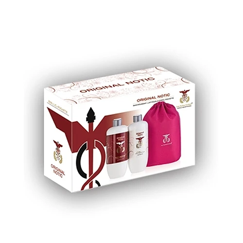 Les Perles D´Orient - Cofanetto Original Notic - Bagno Crema 400 Ml + Latte Corpo 400 Ml + Pochette 1 Les Perles D´Orient - Cofanetto Original Notic - Bagno Crema 400 Ml + Latte Corpo 400 Ml + Pochette