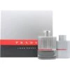 Prada Luna Rossa Confezione Regalo 100ml EDT Spray + 100ml Balsamo Dopobarba