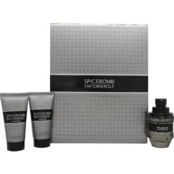 Viktor&Rolf Viktor & Rolf Spicebomb Confezione Regalo 50ml EDT + 50ml Crema Da Barba + 50ml Balsamo Dopobarba