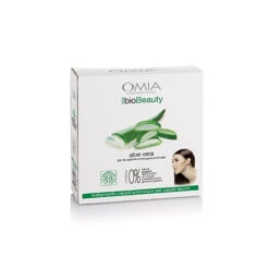 Omia - Cofanetto Ecobio Beauty Hair Set Aloe Vera - Shampoo 250 Ml + Balsamo 200 Ml + Pettine Denti Larghi Per Condizionare + Beauty Case