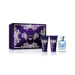 Versace - Cofanetto Versace Pour Homme - Eau De Toilette 50 Ml + Hair & Body Shampoo 50 Ml + After Shave Balm 50 Ml