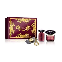 Versace - Cofanetto Crystal Noir - Eau De Toilette 90 Ml + Body Lotion 100 Ml + Versace Bag Tag